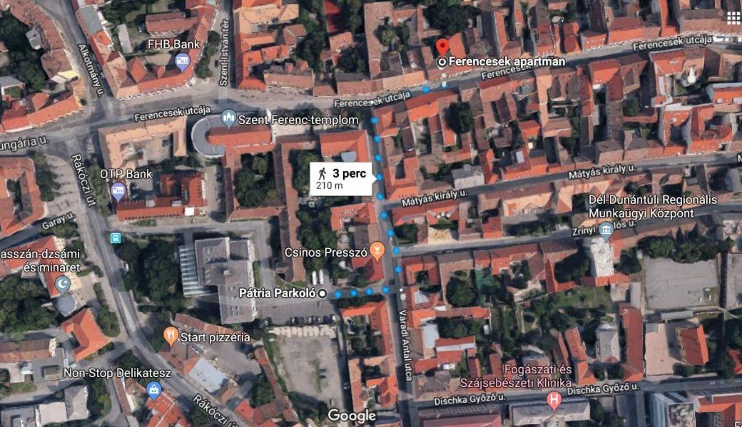 Ferencesek Apartman Печ Экстерьер фото
